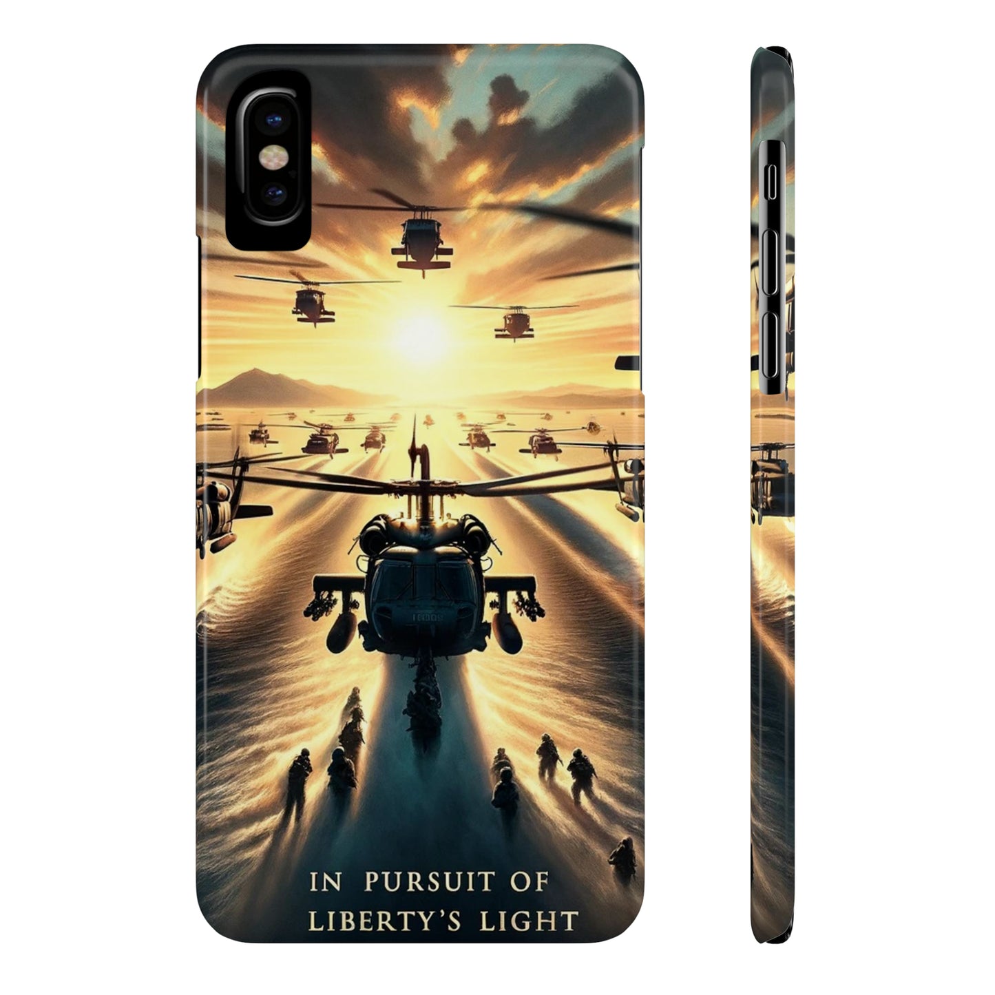 In Pursuit of Liberty's Light - Slim Phone Cases