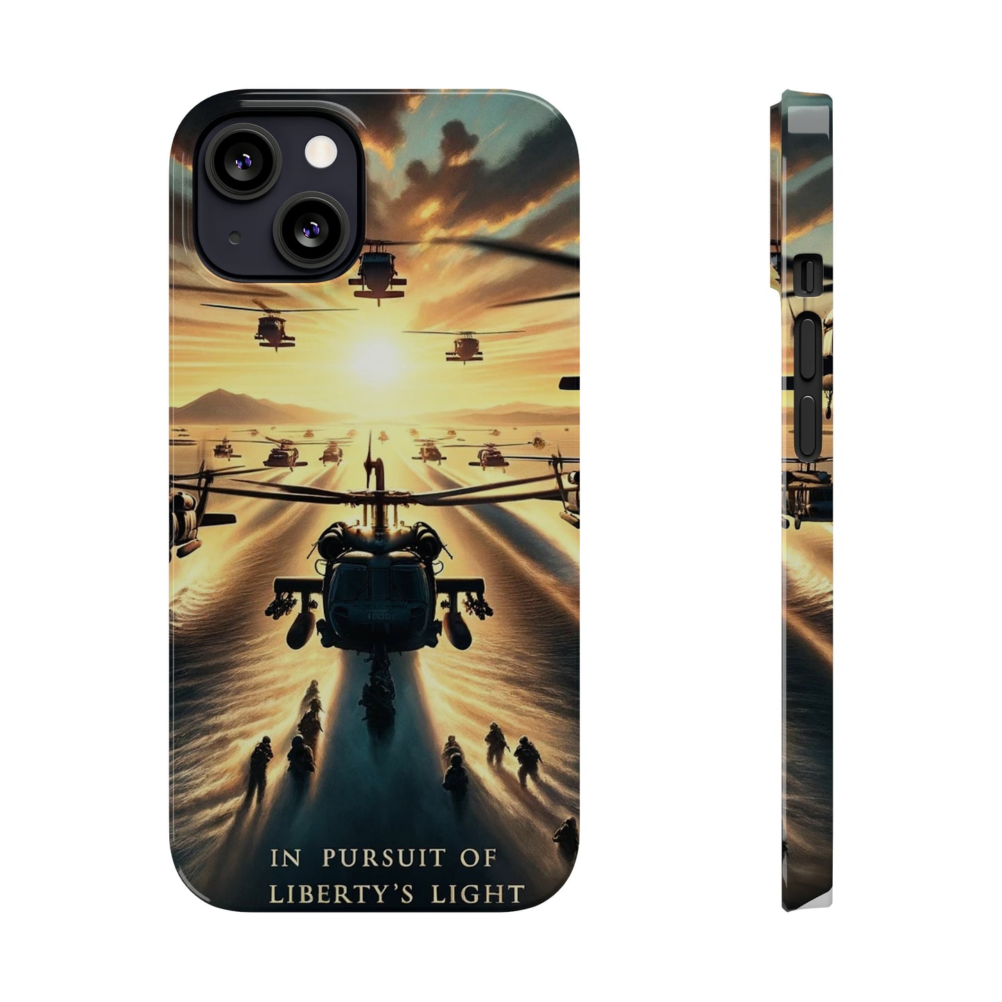 In Pursuit of Liberty's Light - Slim Phone Cases