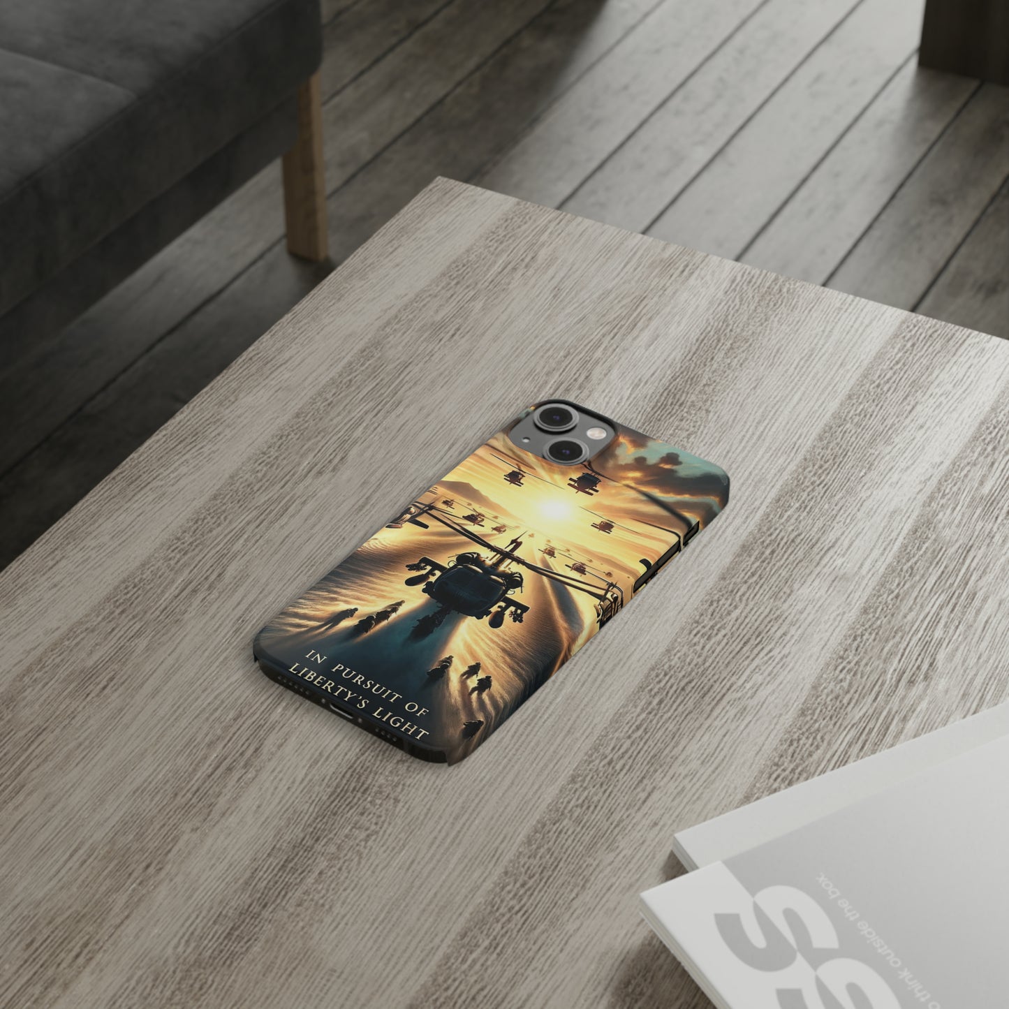 In Pursuit of Liberty's Light - Slim Phone Cases