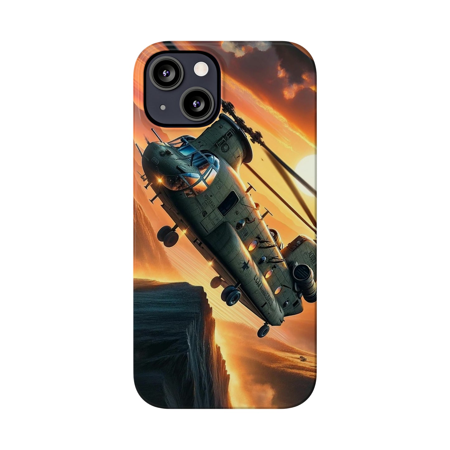 Sunset Soar Slim Phone Case