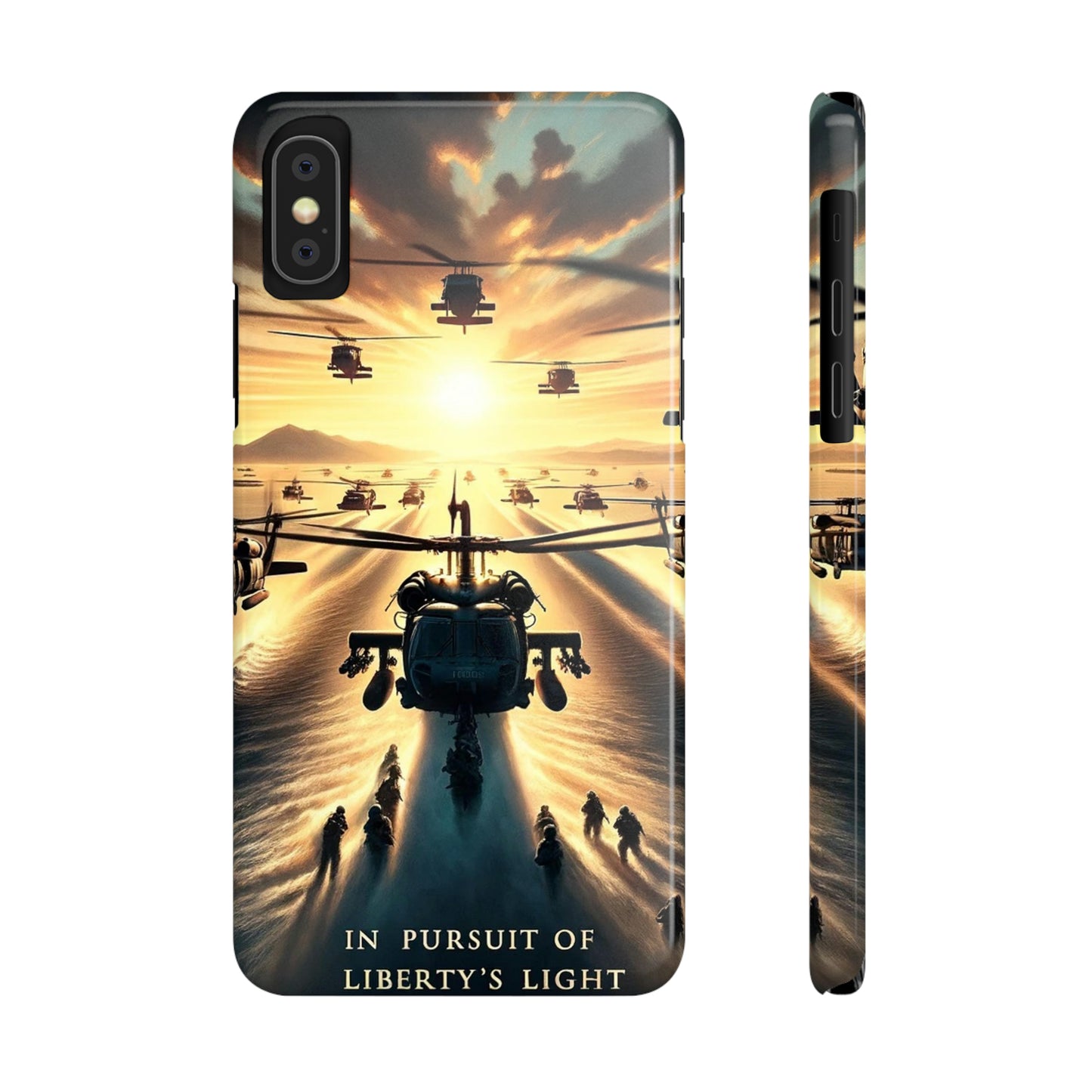 In Pursuit of Liberty's Light - Slim Phone Cases