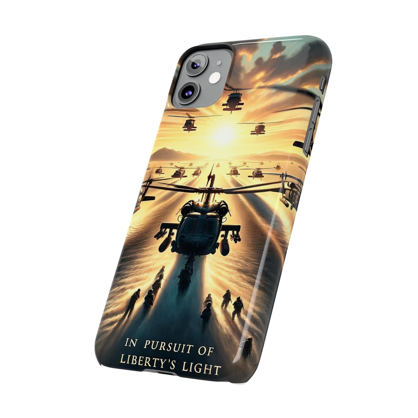 In Pursuit of Liberty's Light - Slim Phone Cases