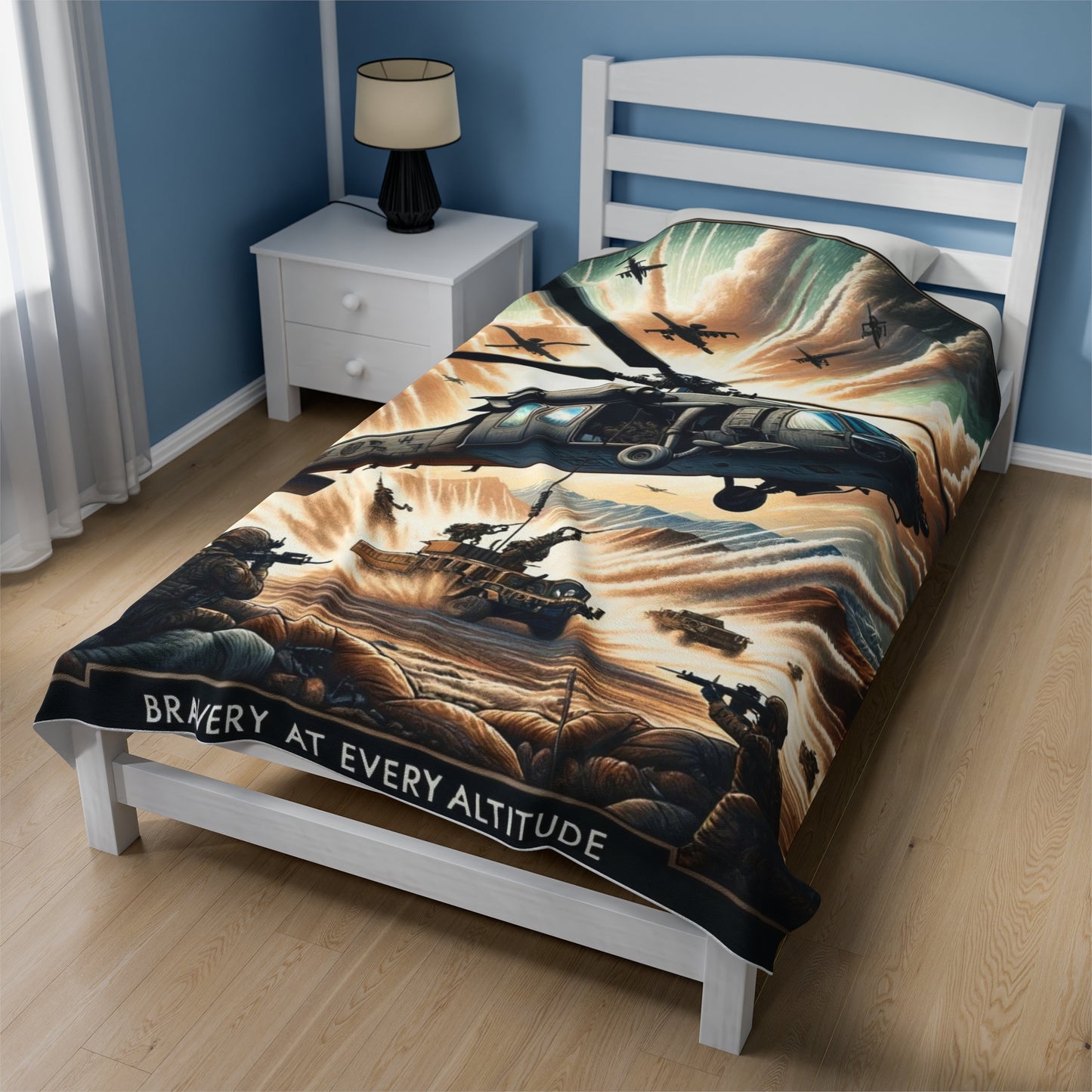 Bravery at Every Altitude- Plush Blanket!