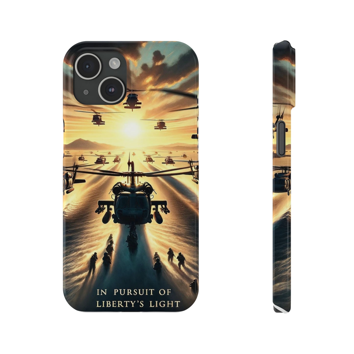 In Pursuit of Liberty's Light - Slim Phone Cases