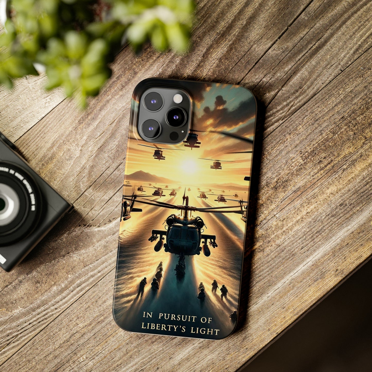 In Pursuit of Liberty's Light - Slim Phone Cases