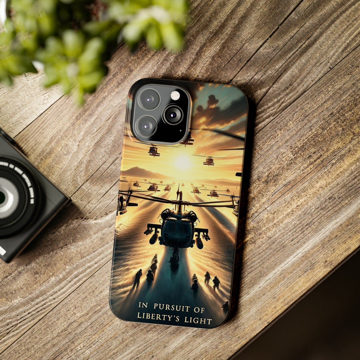 In Pursuit of Liberty's Light - Slim Phone Cases