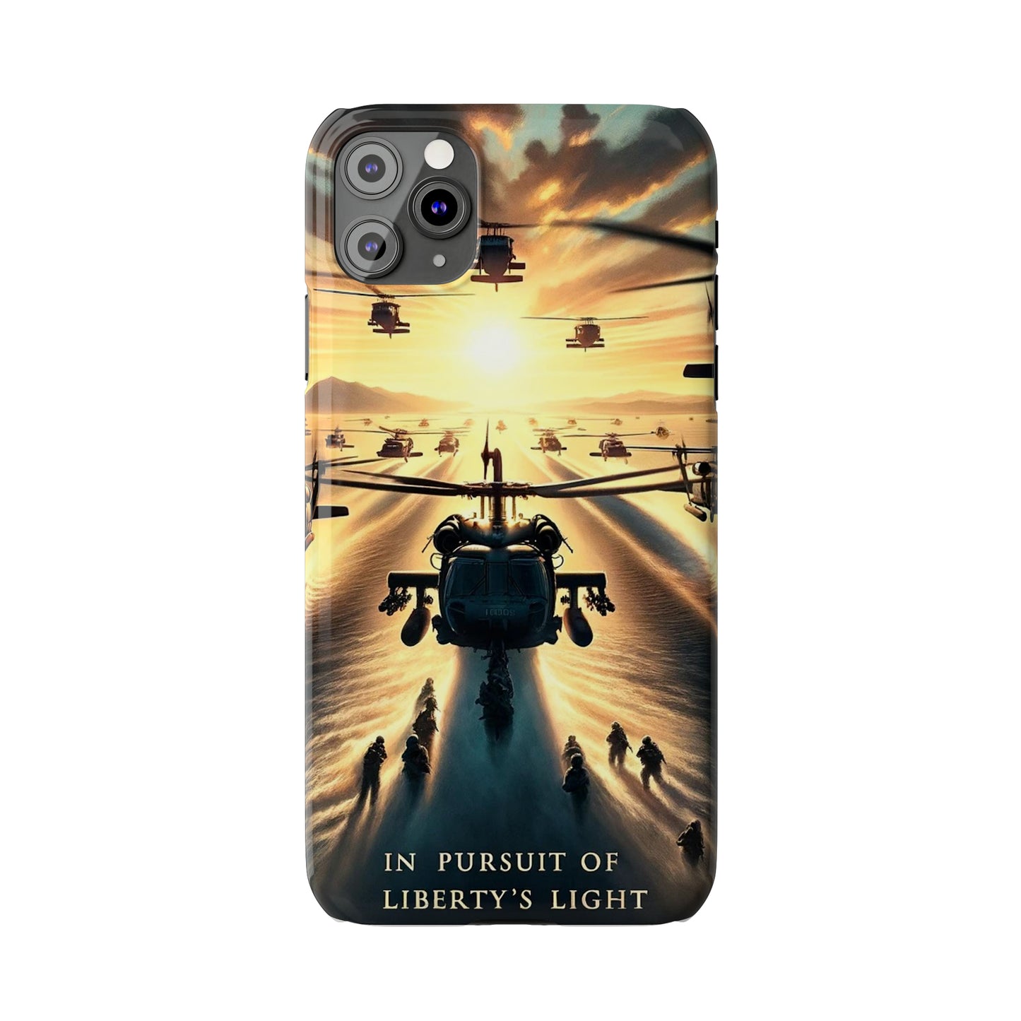 In Pursuit of Liberty's Light - Slim Phone Cases