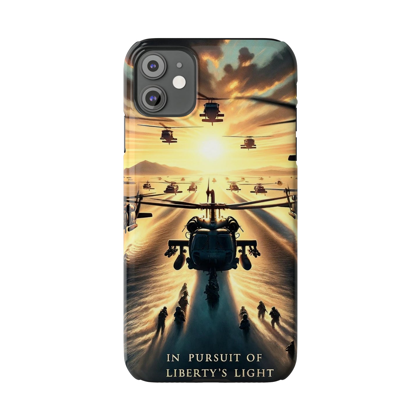 In Pursuit of Liberty's Light - Slim Phone Cases