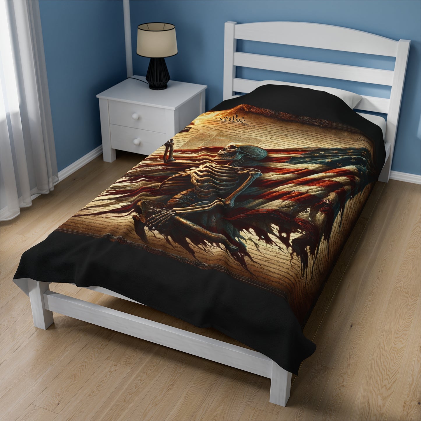 Eternal Torch of Freedom- Plush Blanket