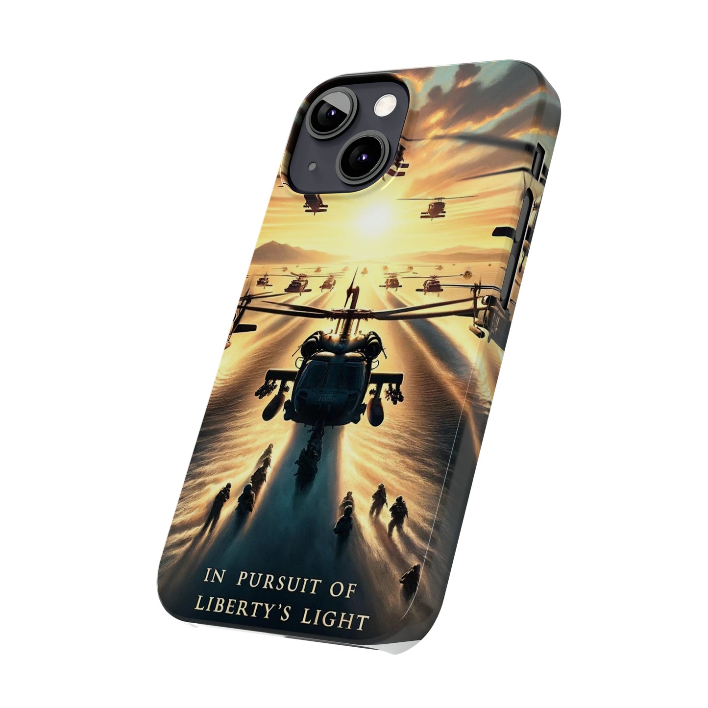 In Pursuit of Liberty's Light - Slim Phone Cases