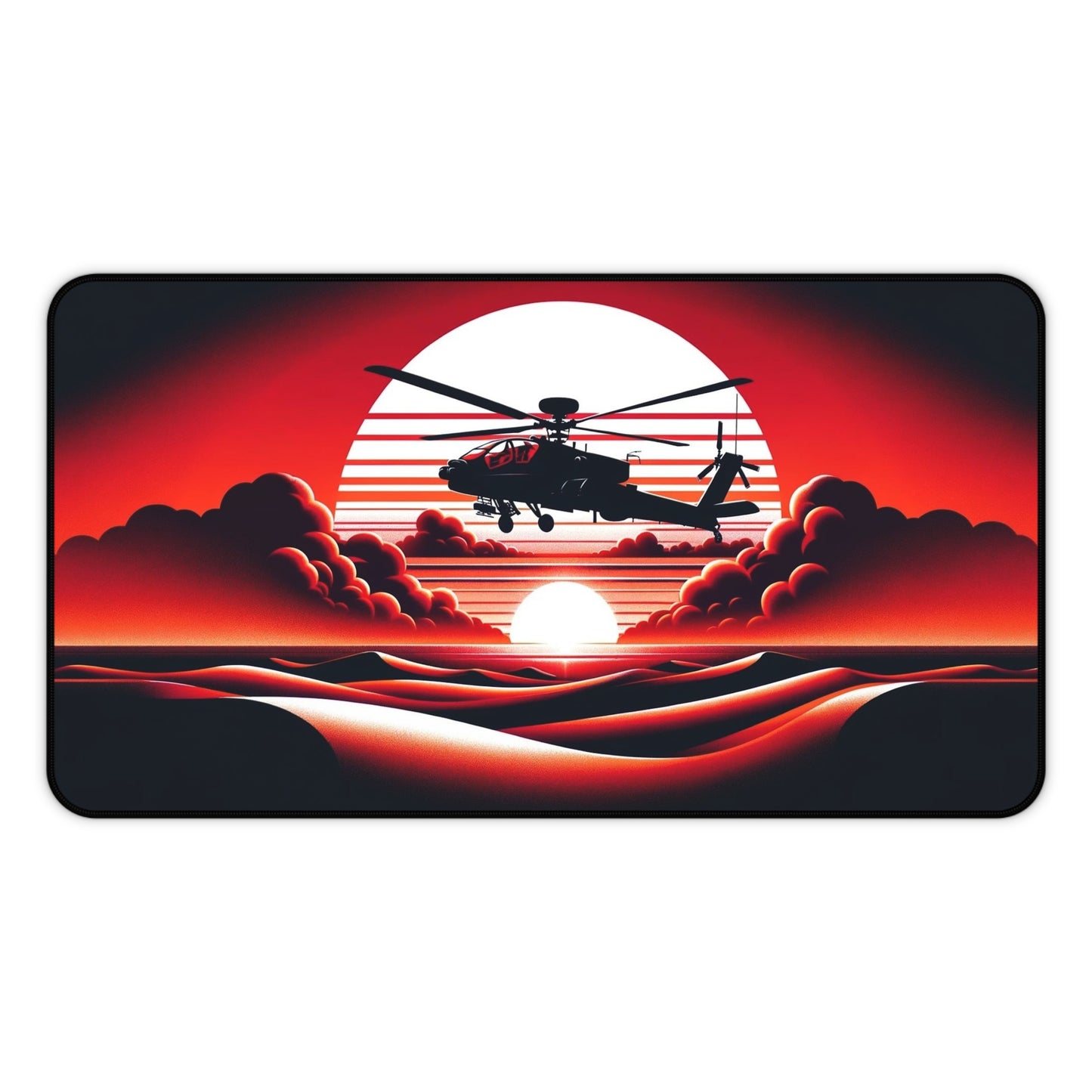 Crimson Flight- Desk Mat