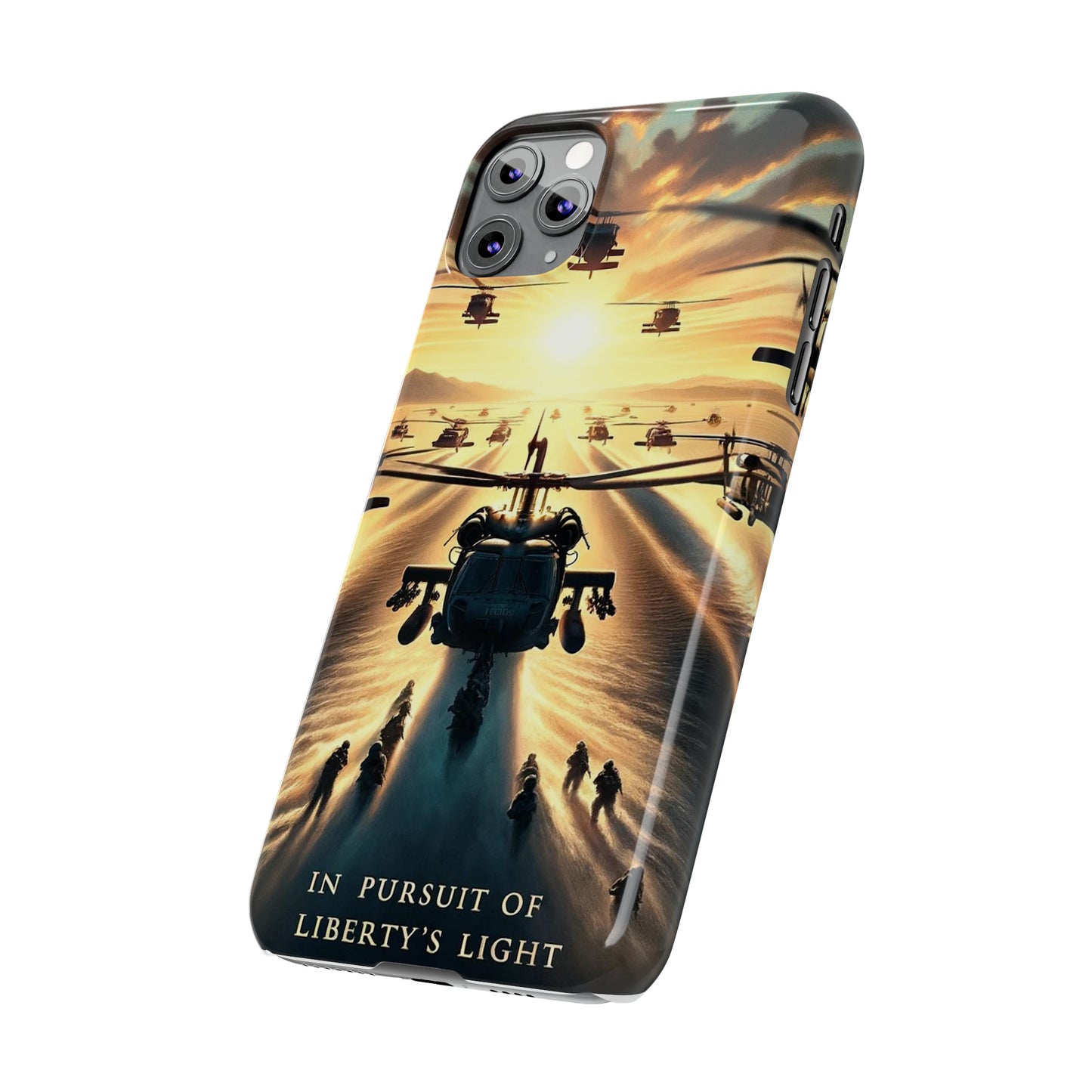 In Pursuit of Liberty's Light - Slim Phone Cases