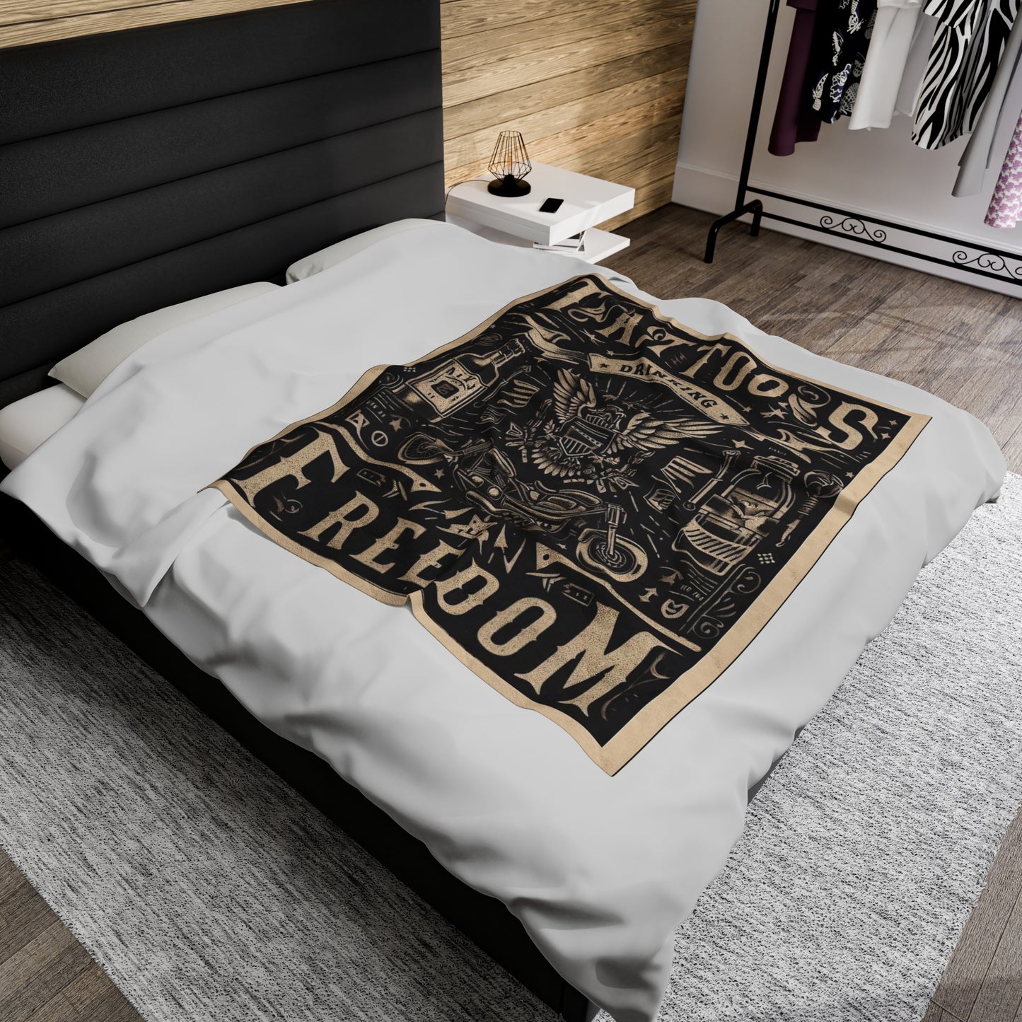 Tattoos & Freedom- Plush Blanket!