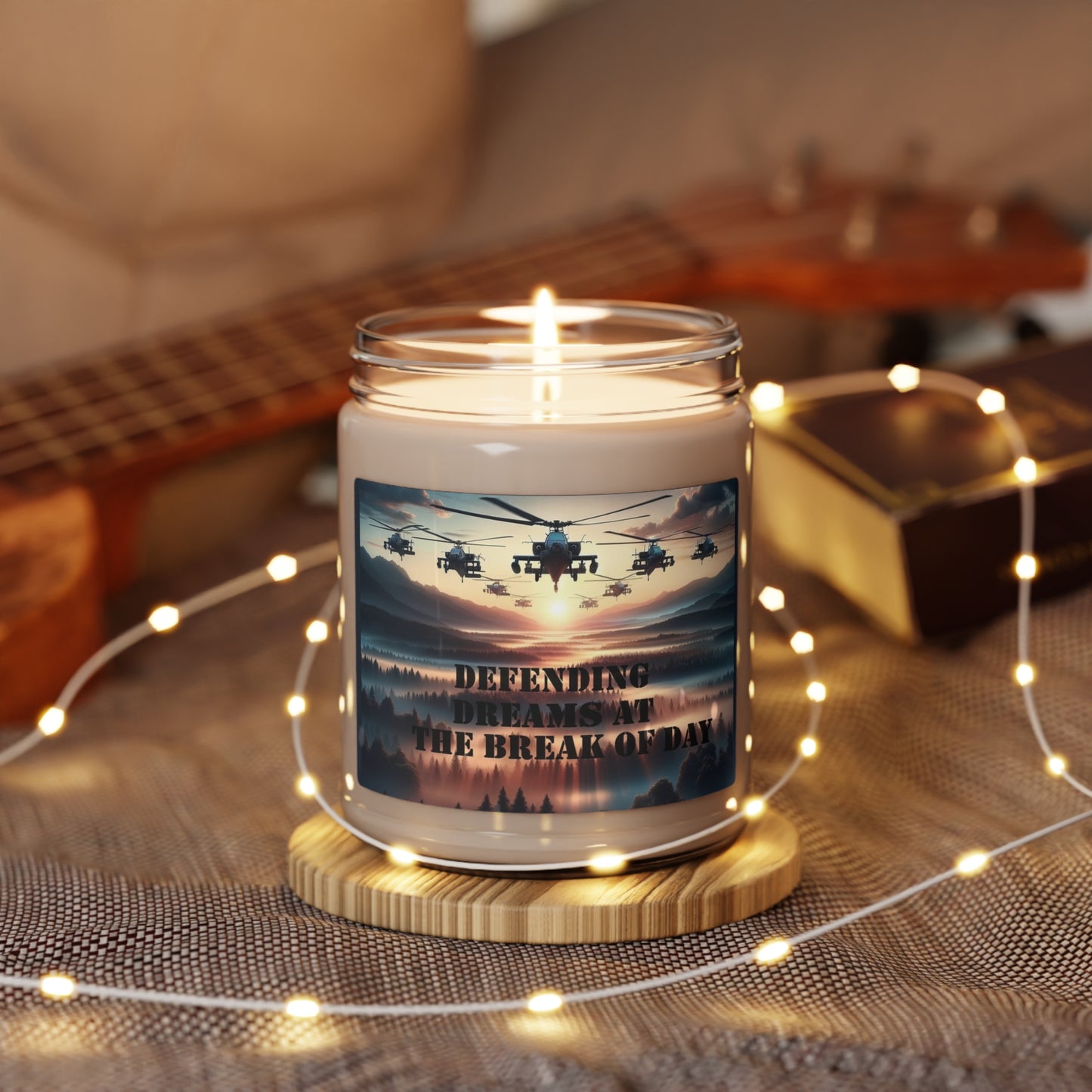 Defending Dreams at the Break of Day-Scented Soy Candle, 9oz