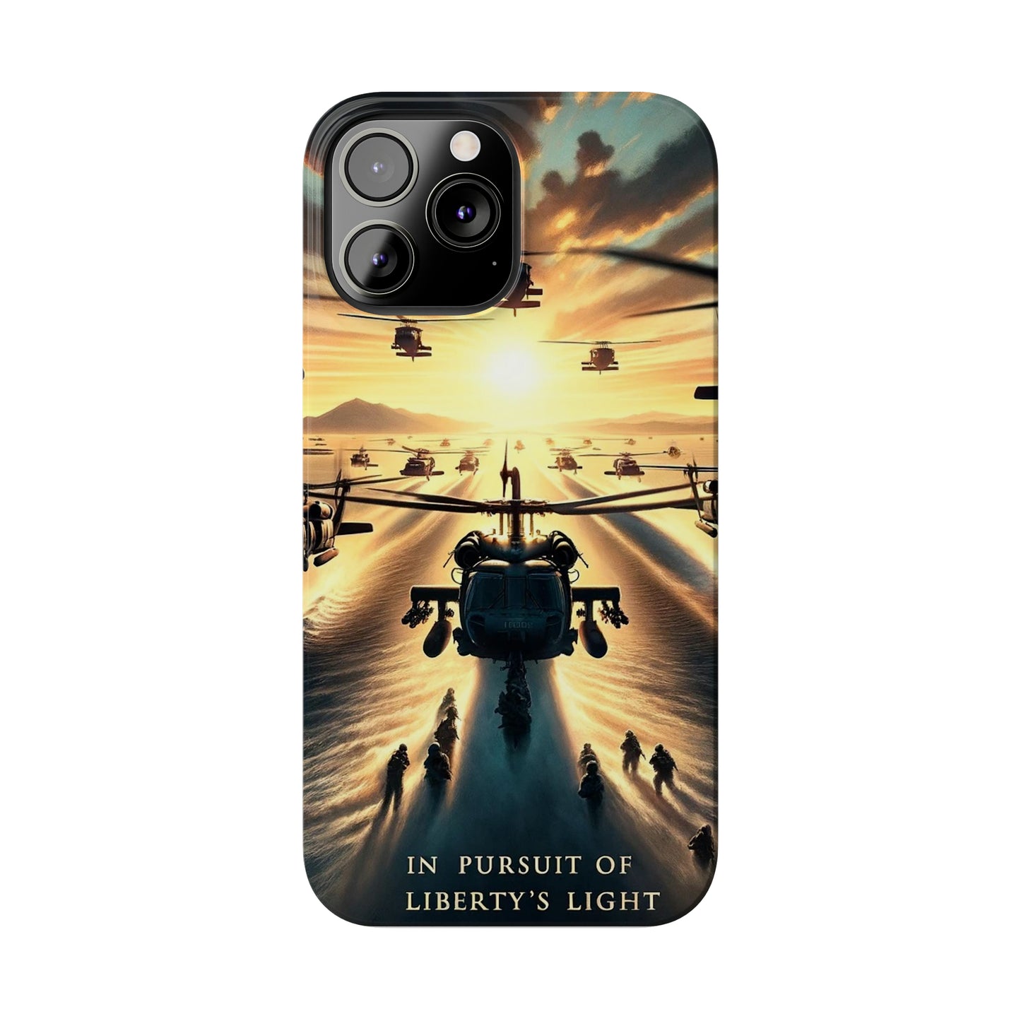 In Pursuit of Liberty's Light - Slim Phone Cases