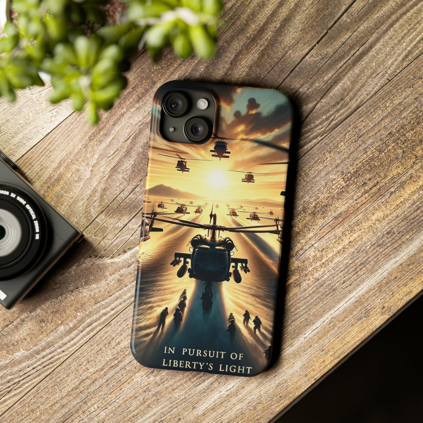 In Pursuit of Liberty's Light - Slim Phone Cases