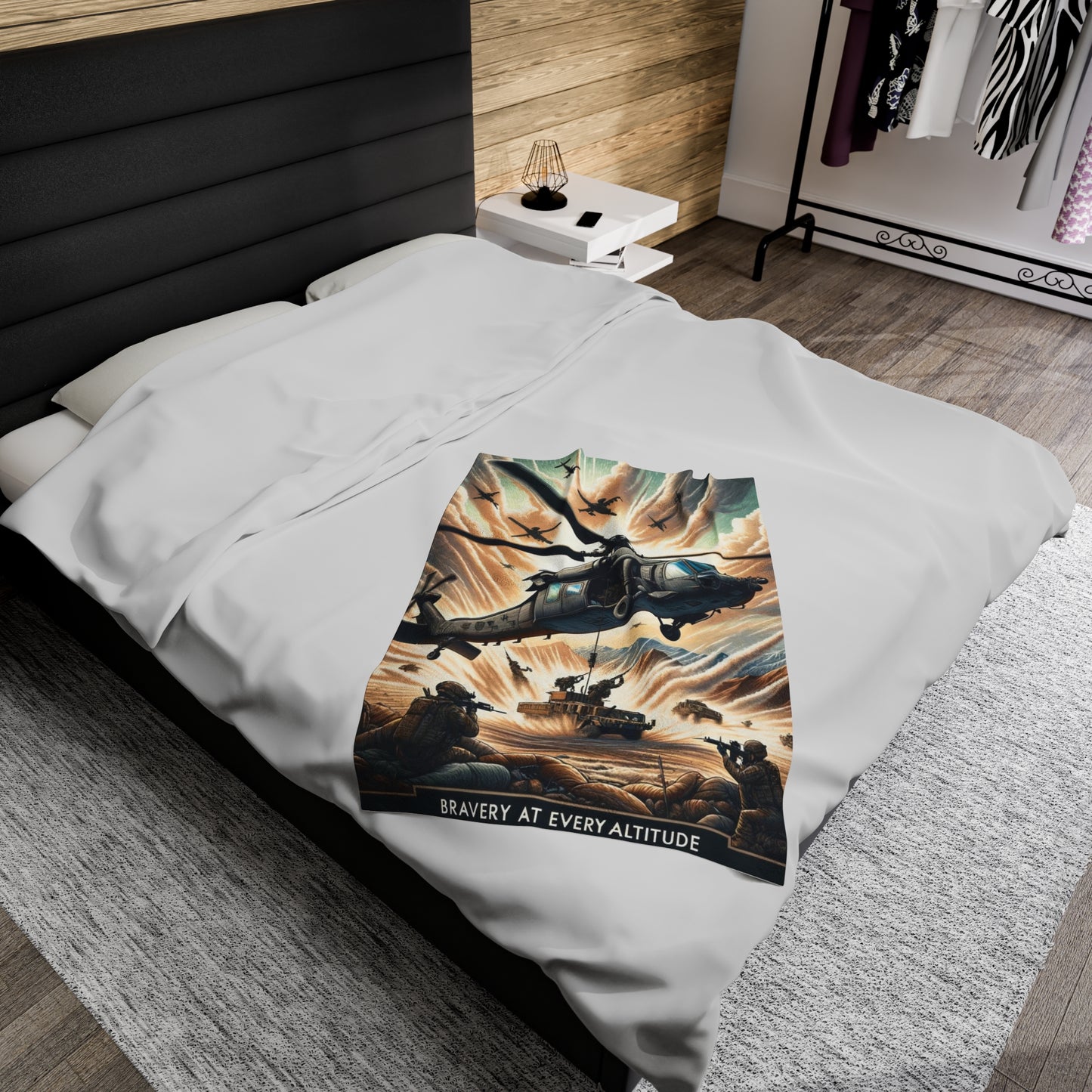 Bravery at Every Altitude- Plush Blanket!