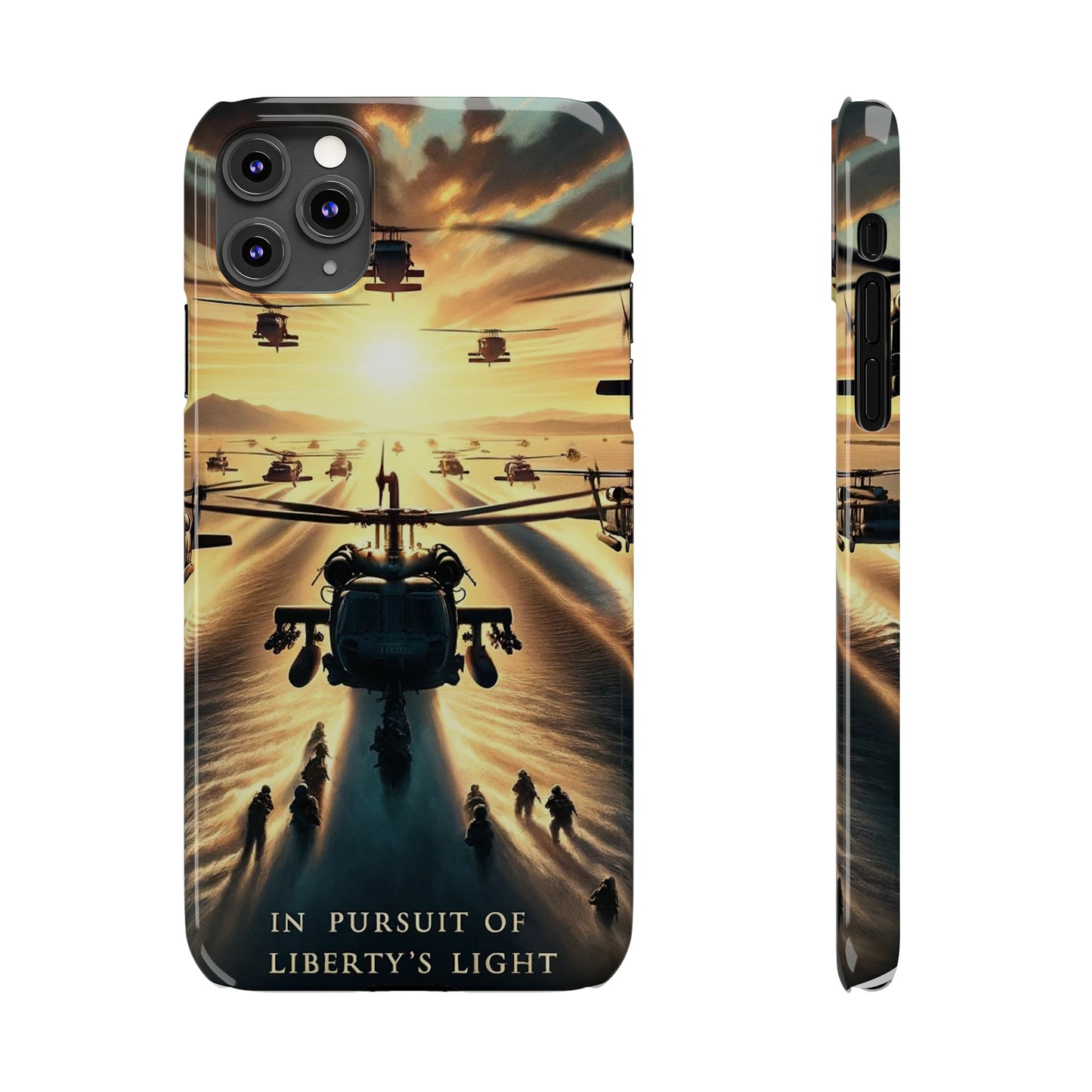 In Pursuit of Liberty's Light - Slim Phone Cases