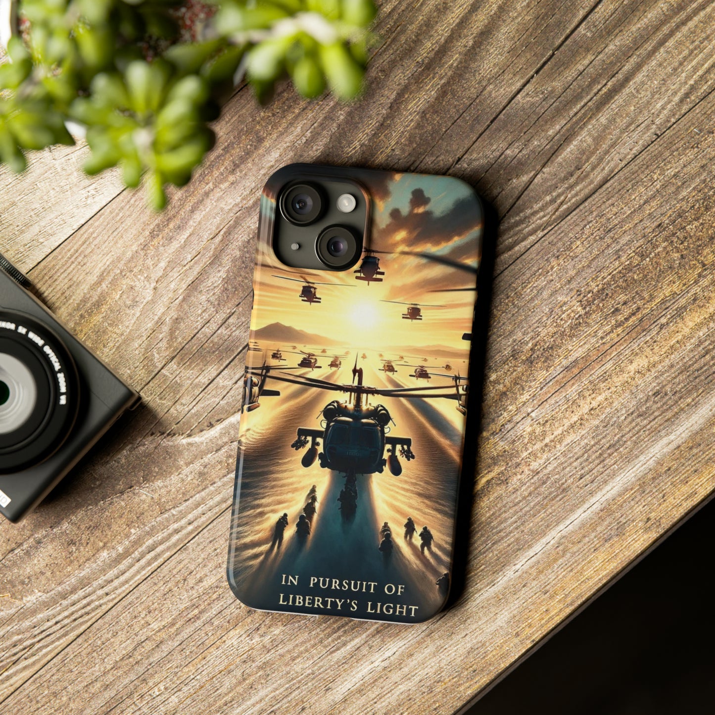 In Pursuit of Liberty's Light - Slim Phone Cases