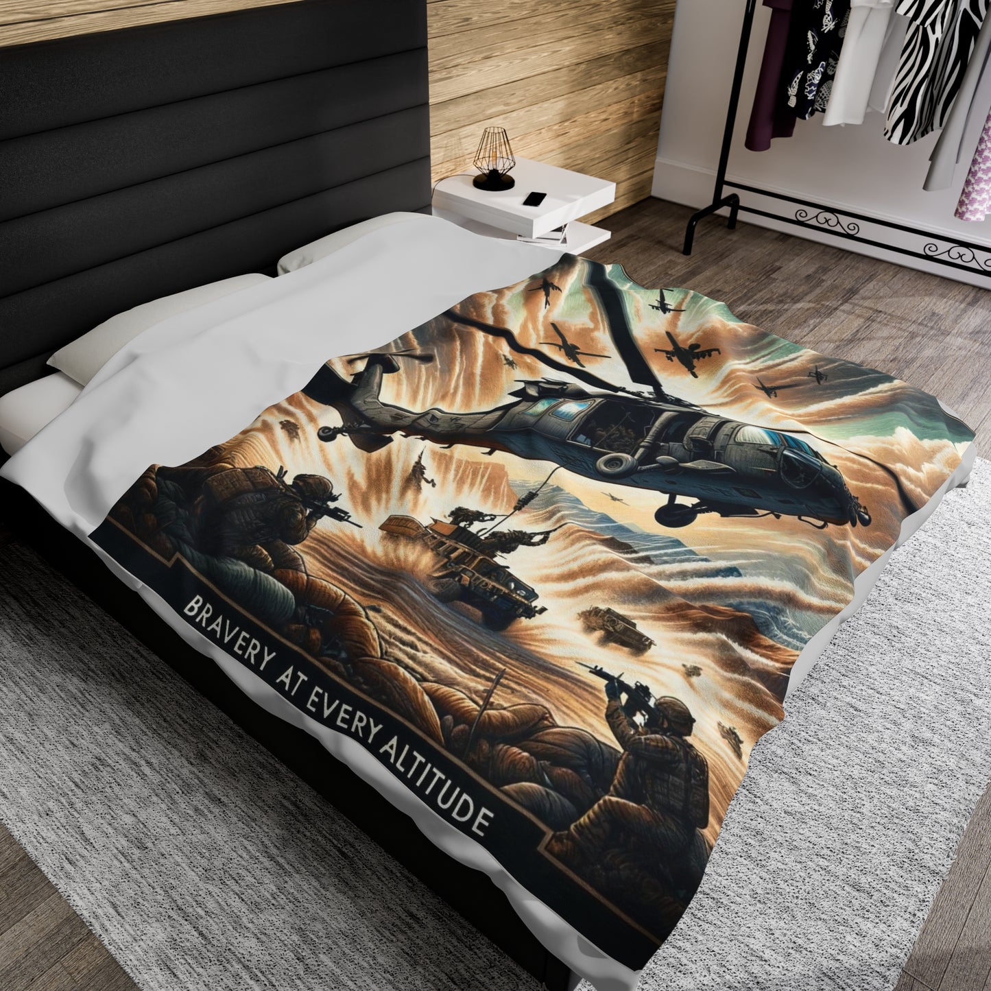 Bravery at Every Altitude- Plush Blanket!