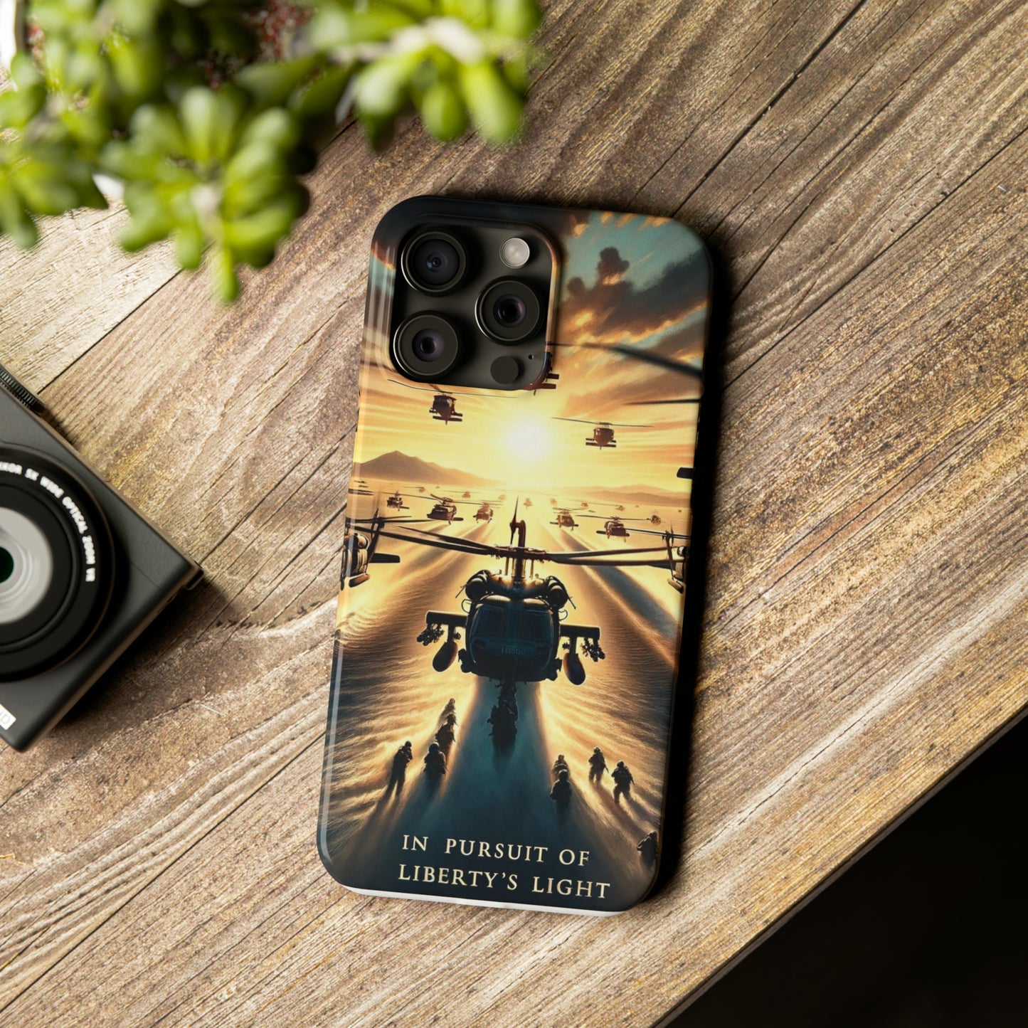 In Pursuit of Liberty's Light - Slim Phone Cases