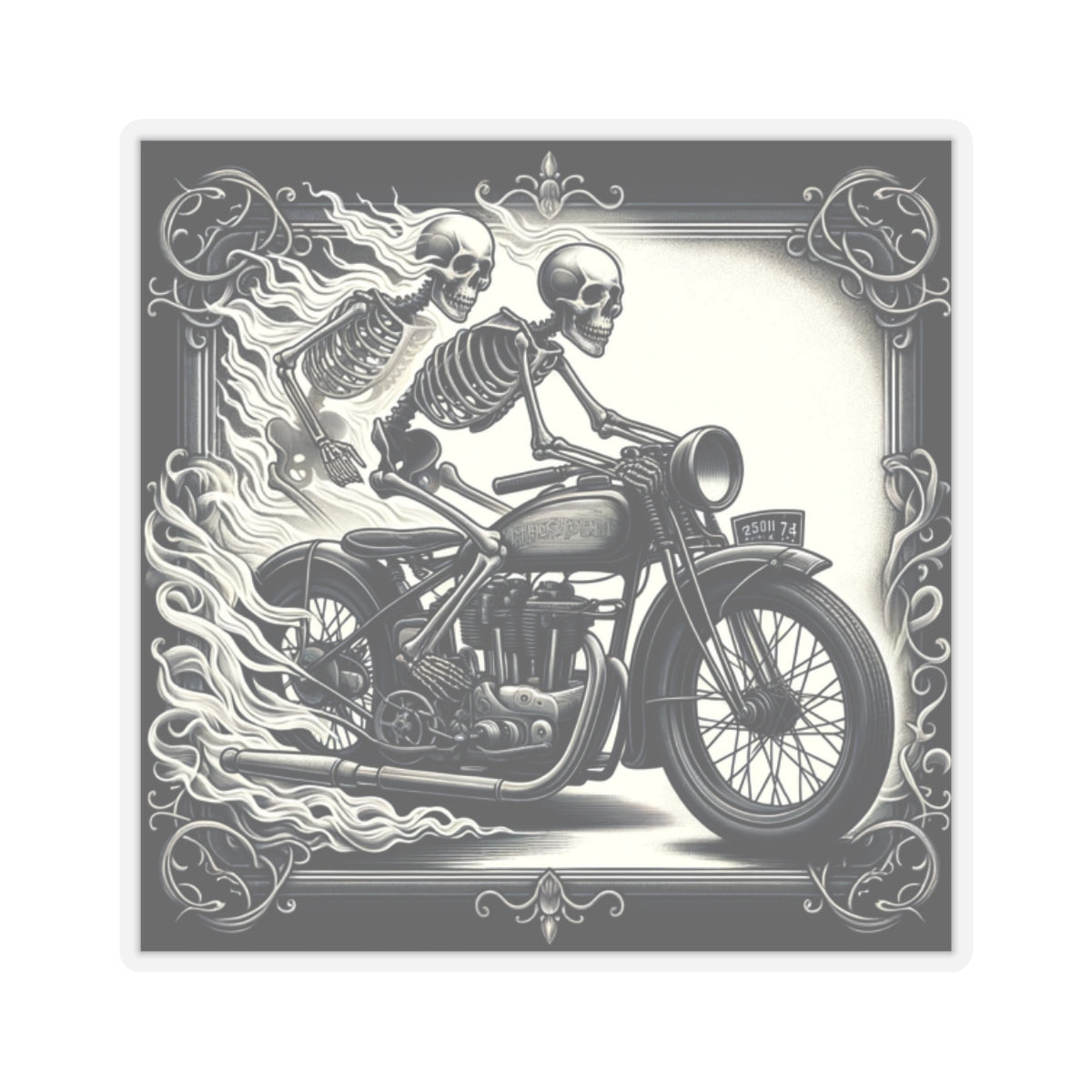 Skeleton Riders Sticker