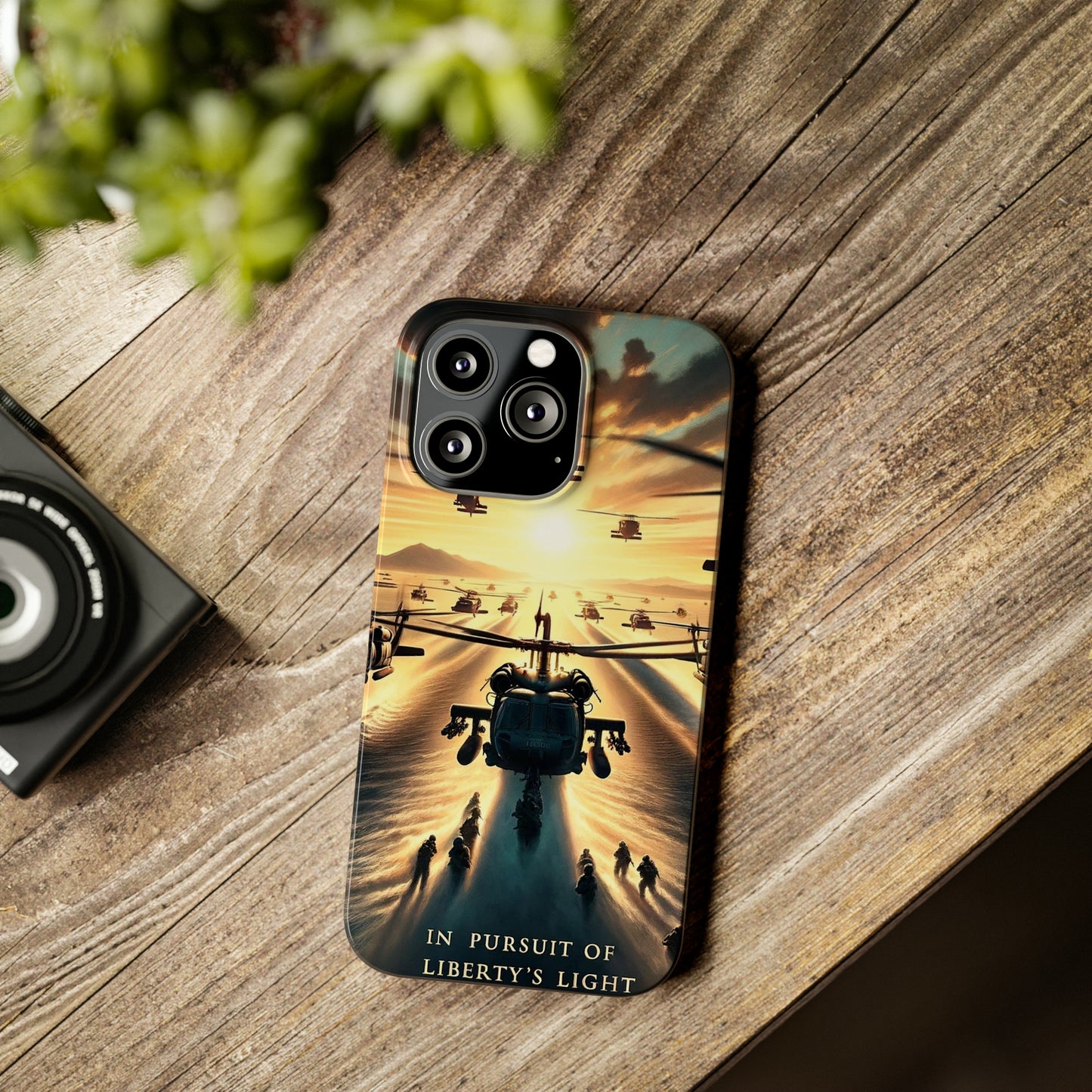 In Pursuit of Liberty's Light - Slim Phone Cases