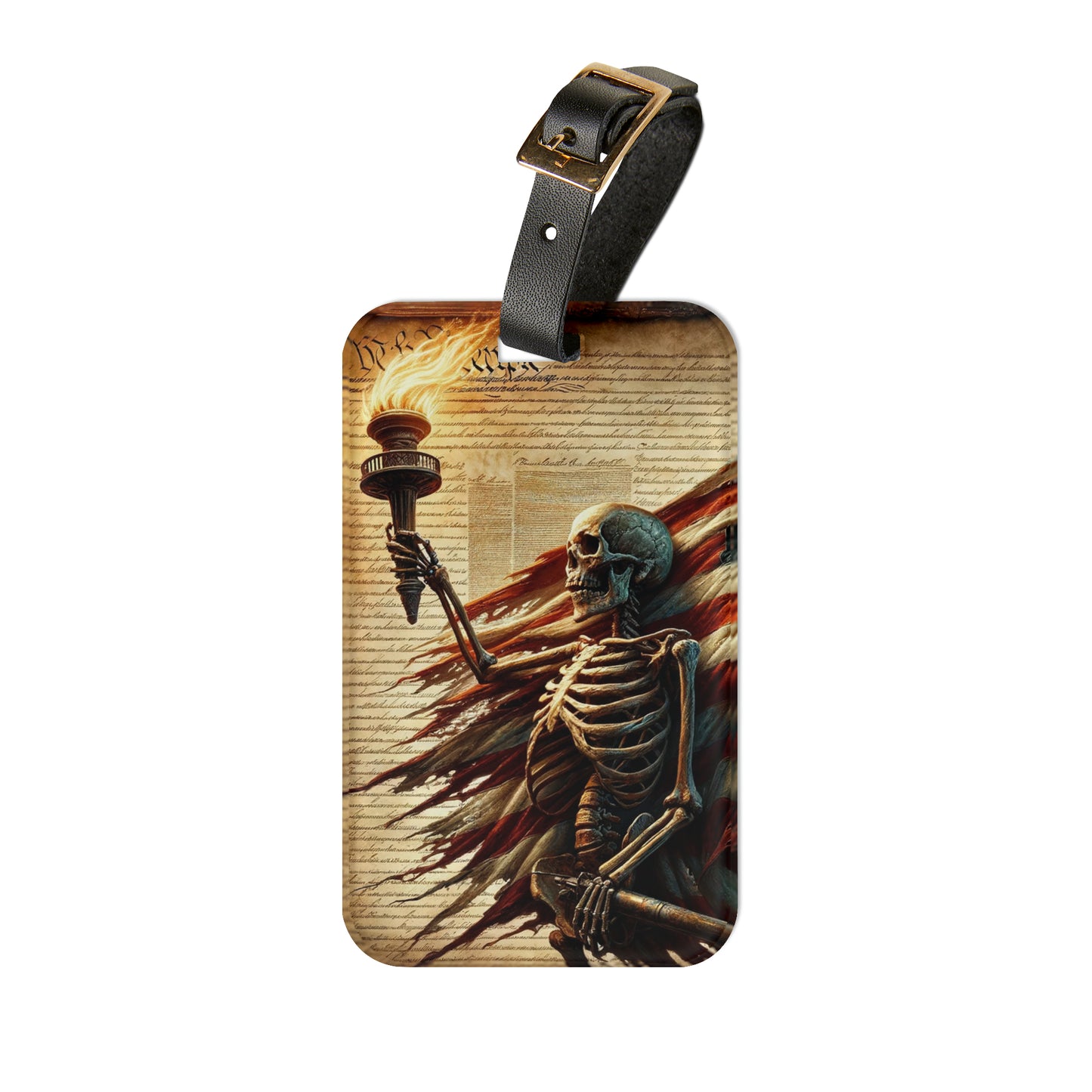 Eternal Torch of Freedom Luggage Tag