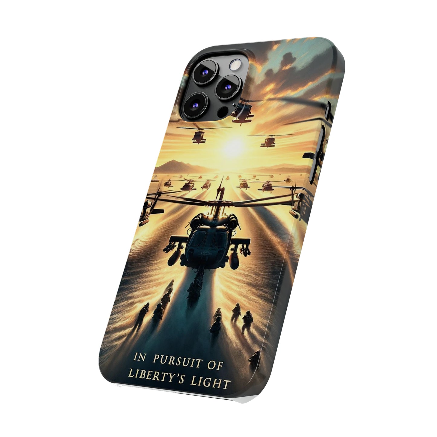 In Pursuit of Liberty's Light - Slim Phone Cases