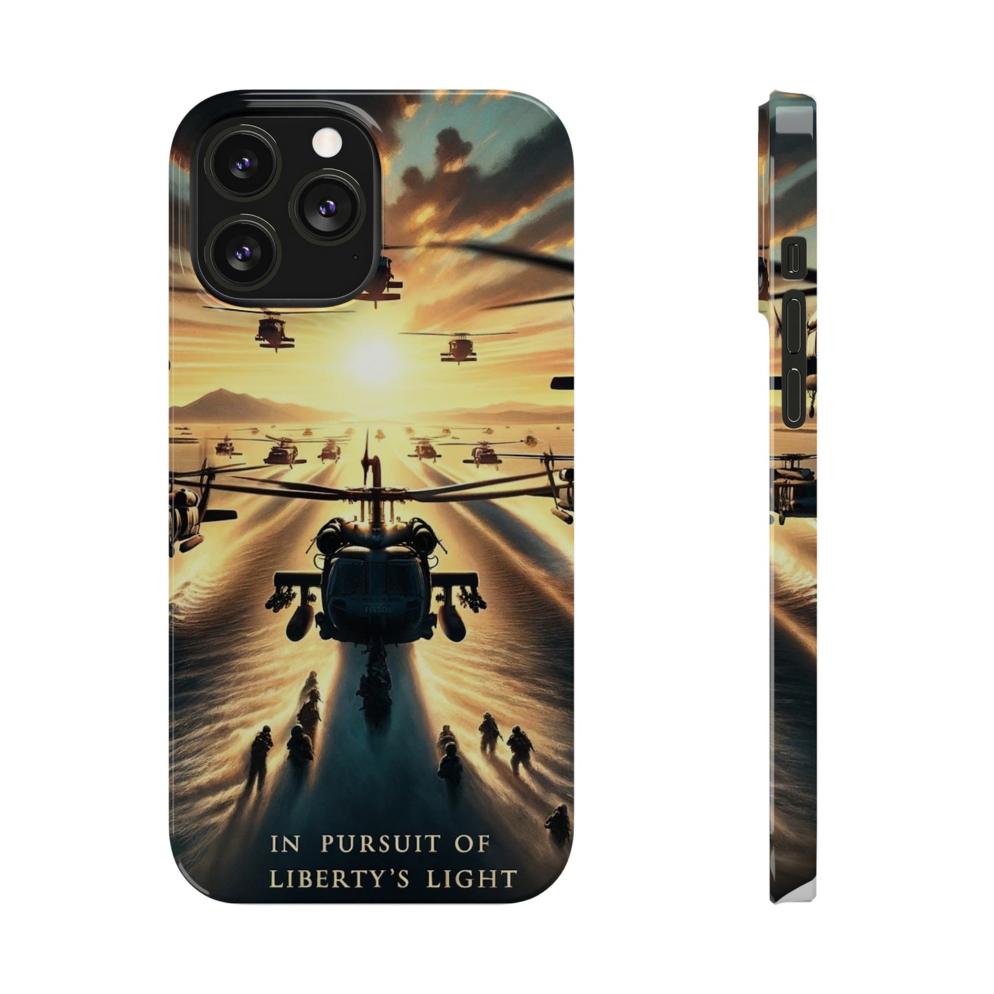 In Pursuit of Liberty's Light - Slim Phone Cases