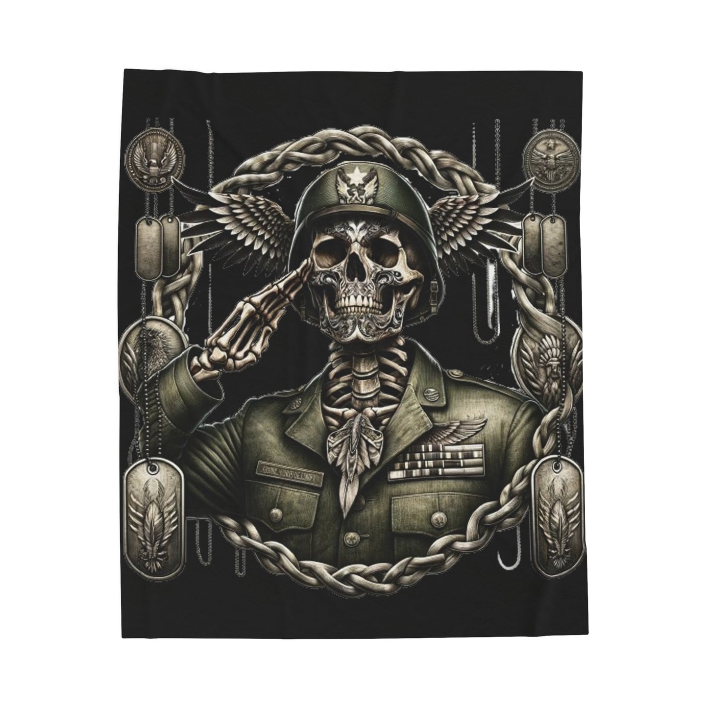 Salute Service- Plush Blanket