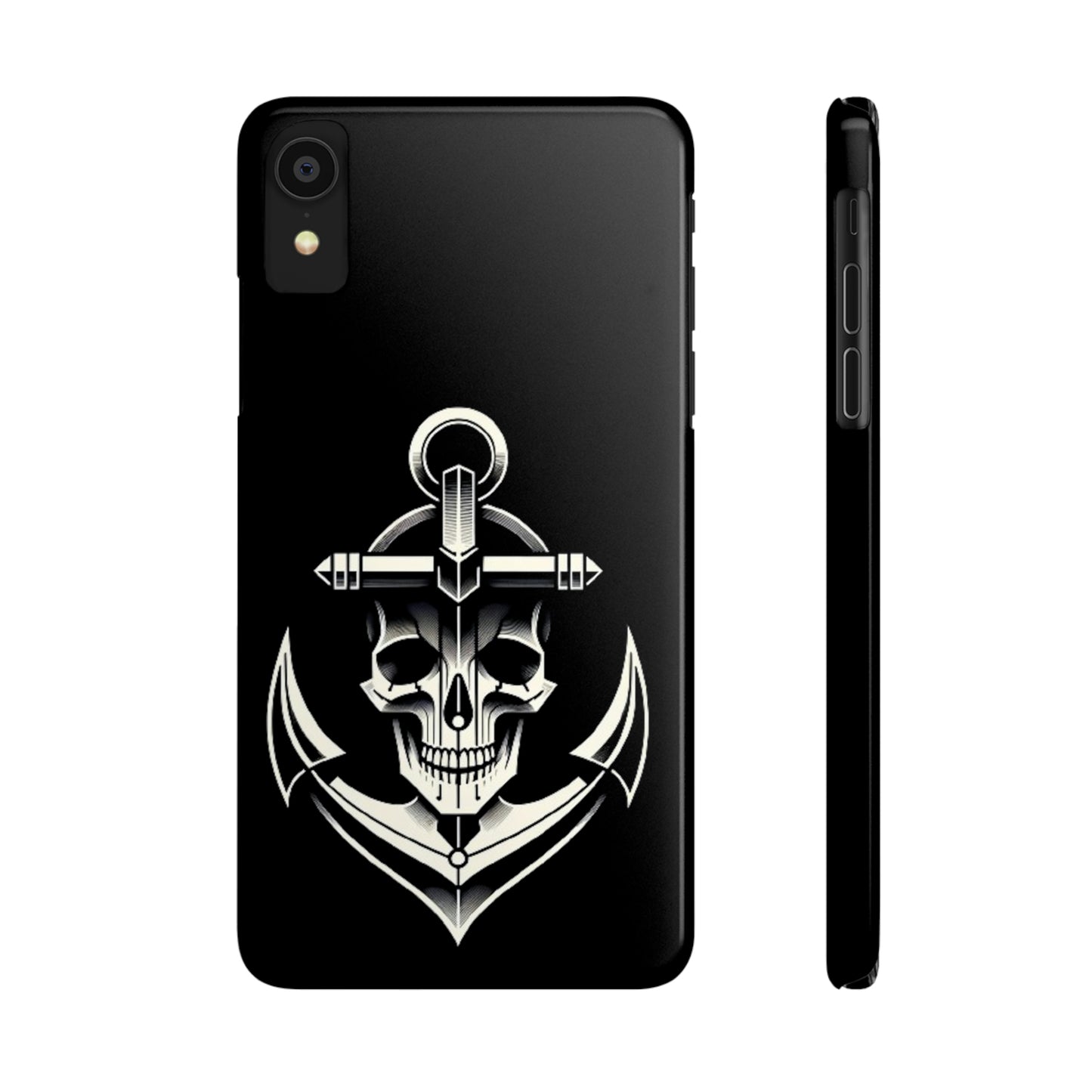 Anchor & Skull Slim Phone Case