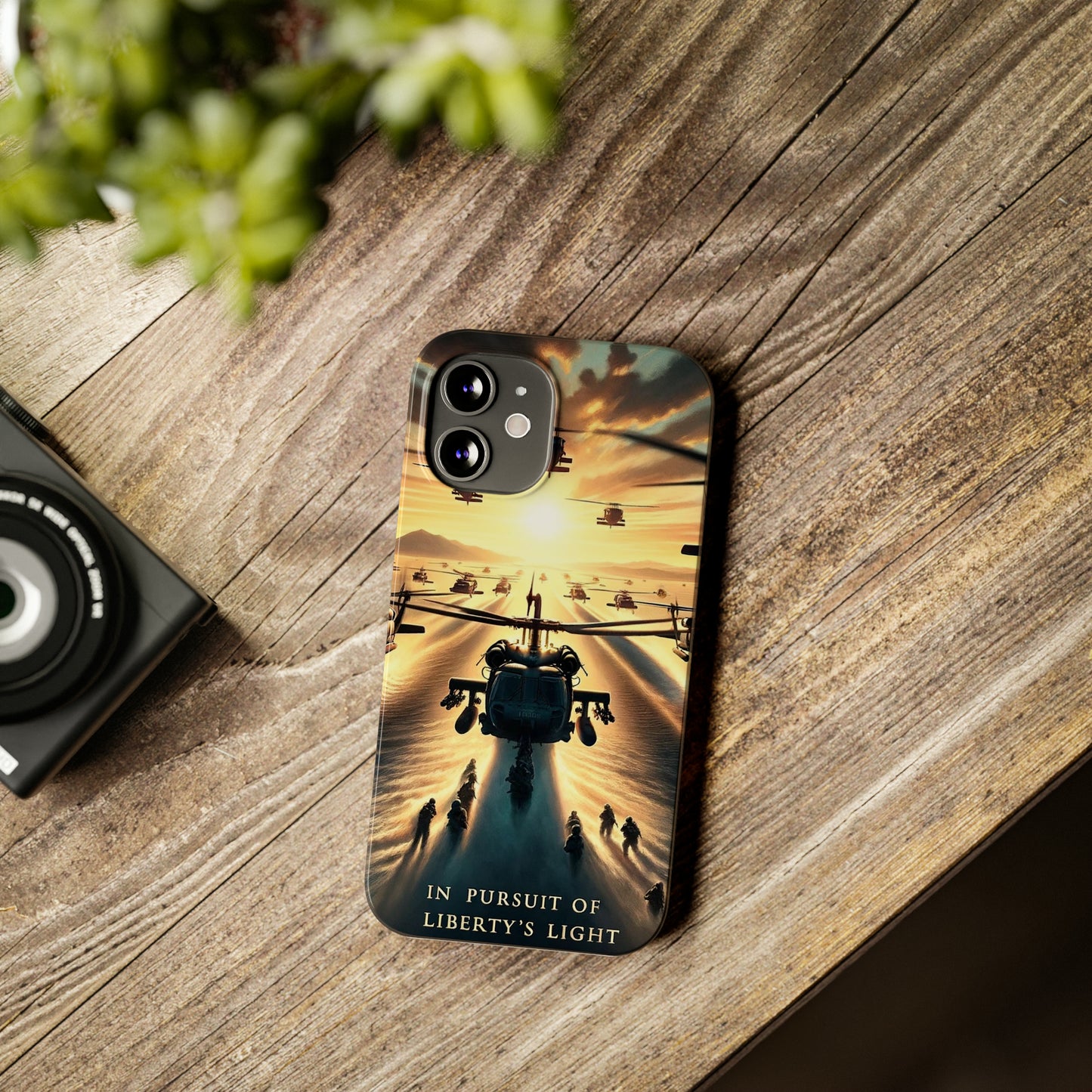 In Pursuit of Liberty's Light - Slim Phone Cases