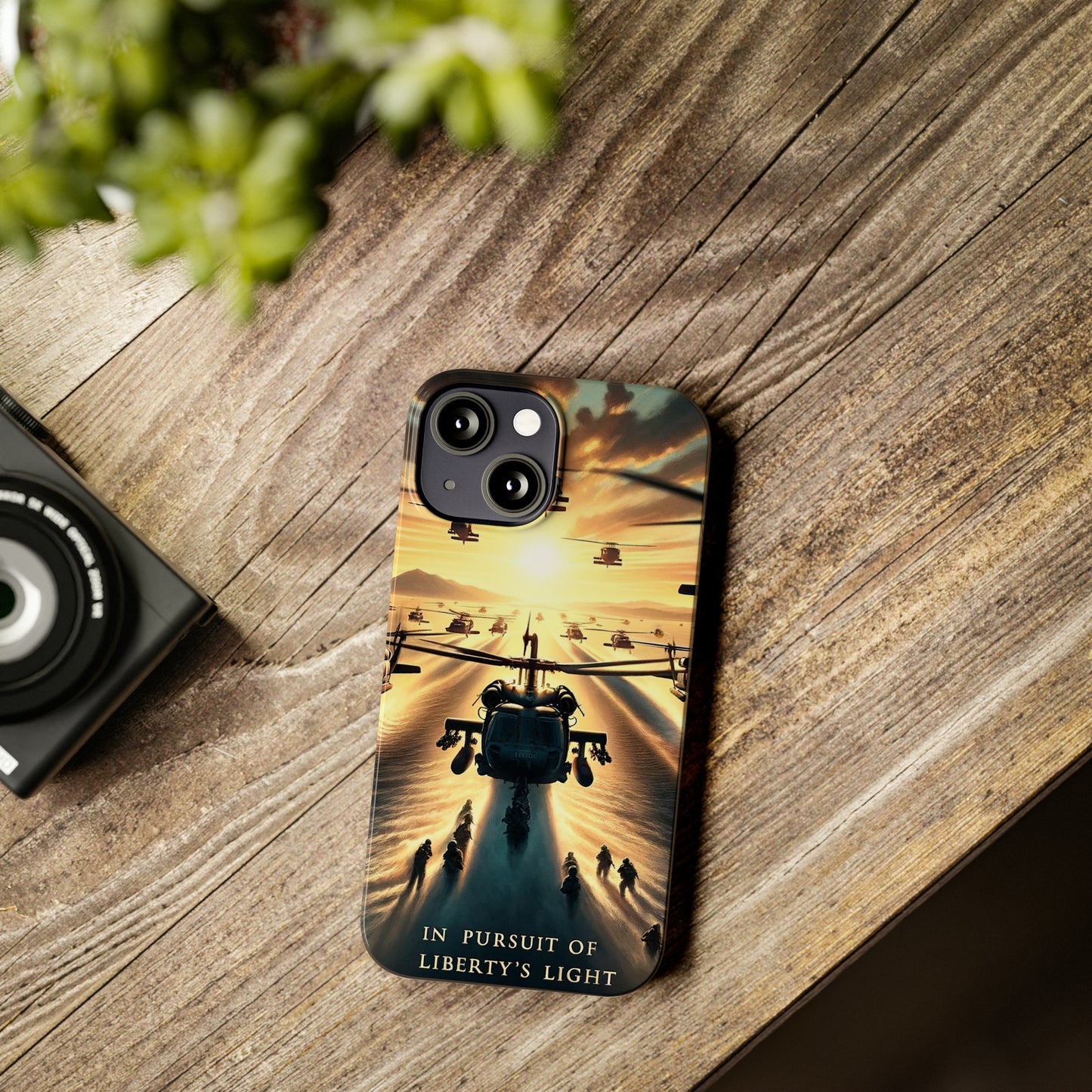 In Pursuit of Liberty's Light - Slim Phone Cases